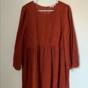 Madewell Corduroy Mini Dress Size Large